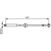 Bosch 1987481A47 Brake Hose (BH1937)