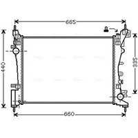 AVA OL2574 Cooling Radiator