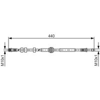 Bosch 1987481430 Brake Hose (BH1318)