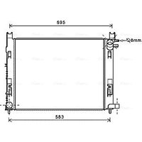 AVA DAA2008 Cooling Radiator