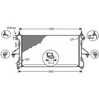 AVA PEA2309 Cooling Radiator