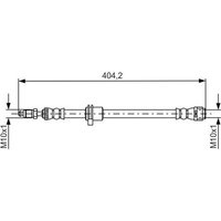 Bosch 1987481679 Brake Hose (BH1563)
