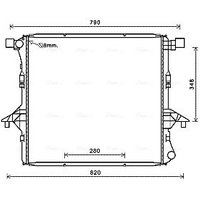 AVA VNA2363 Cooling Radiator