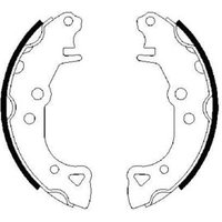 Bosch 0986487252 Brake Shoe Set (BS508)
