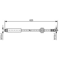Bosch 1987476451 Brake Hose (BH877)