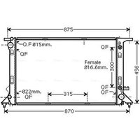 AVA AIA2291 Cooling Radiator