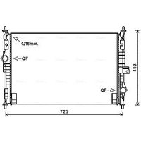 AVA PE2386 Cooling Radiator