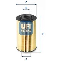 UFI 25.163.00 Oil Filter