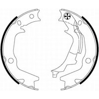 Textar 91075400 Brake Shoe Set