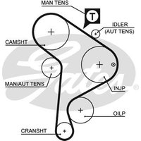 Gates 5223XS Timing Belt
