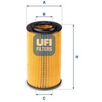 UFI 25.072.00 Oil Filter