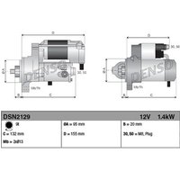 Denso DSN2129 Starter