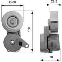 Gates T38413 DriveAlign Tensioner