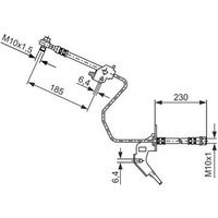 Bosch 1987476200 Brake Hose (BH802)