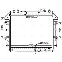 AVA TO2432 Cooling Radiator