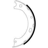 Textar 91086500 Brake Shoe Set
