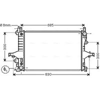 AVA VO2115 Cooling Radiator