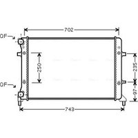 AVA VNA2223 Cooling Radiator