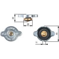 Gates RC124 Radiator Cap