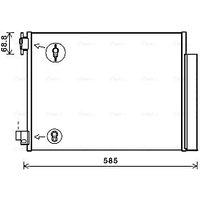 AVA DAA5011D Cooling Condenser