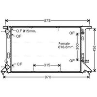 AVA AIA2293 Cooling Radiator