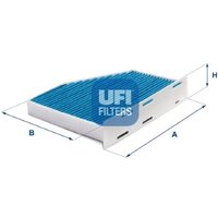 UFI 34.376.00 Argentium Cabin Filter