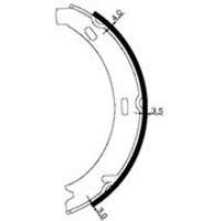 Textar 91057100 Brake Shoe Set