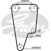 Gates T247RB Timing Belt
