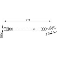 Bosch 1987476212 Brake Hose (BH776)