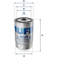 UFI 24.H2O.08 Fuel Filter