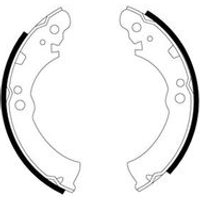 Textar 91034200 Brake Shoe Set
