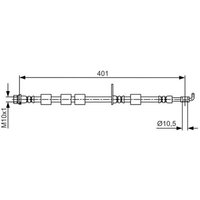 Bosch 1987481700 Brake Hose (BH1584)