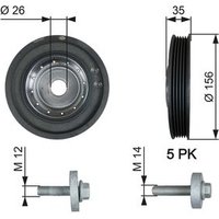 Gates TVD1007A Crankshaft Belt Pulley