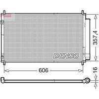 Denso DCN50058 Air Conditioning Condenser