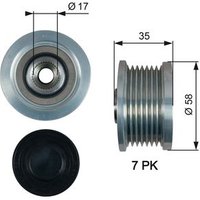 Gates OAP7183 Over Running Alternator Pulley