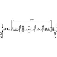 Bosch 1987481667 Brake Hose (BH1551)