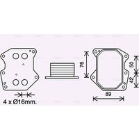 AVA PE3400 Cooling Oil cooler