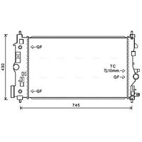 AVA OL2546 Cooling Radiator