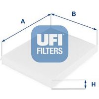 UFI 53.043.00 Cabin Filter