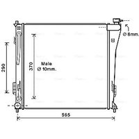AVA HY2305 Cooling Radiator
