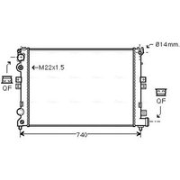 AVA CNA2079 Cooling Radiator