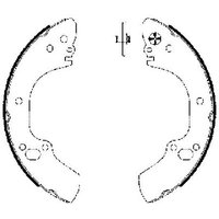 Textar 91063400 Brake Shoe Set
