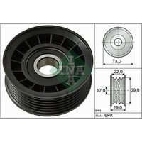 INA 532064910 Deflection Pulley