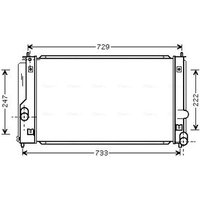 AVA TO2295 Cooling Radiator