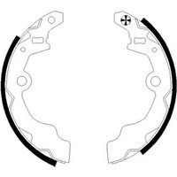 Textar 91067700 Brake Shoe Set