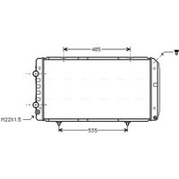 AVA PEA2146 Cooling Radiator