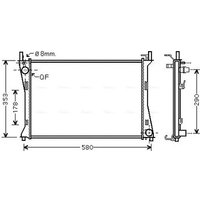 AVA FDA2400 Cooling Radiator