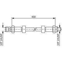 Bosch 1987476146 Brake Hose (BH069)