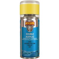 Hycote Fiat Golden Yellow Double Acrylic Spray Paint 150ml