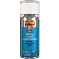 Hycote Nissan Pearl White Double Acrylic Spray Paint 150ml